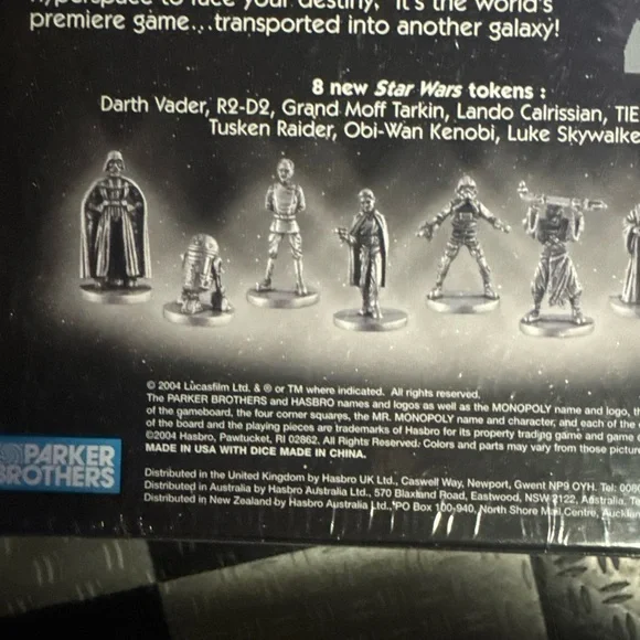 2005 Monopoly Star Wars saga edition Trilogy Edition Board Game